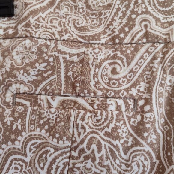 Ladies Petite SZ 4P Charter Club Beige/Ivory Ankle Pant - Picture 4 of 5